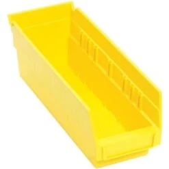 Quantum Storage Systems® Economy Yellow Shelf Bin 11-5/8 X 4-1/8 X 4 In Package Of 36