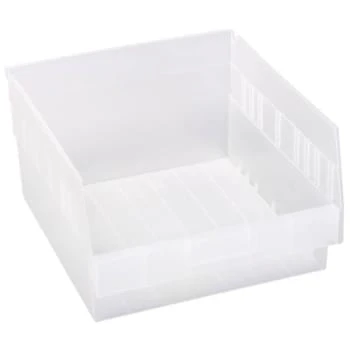 Quantum Storage Systems® Store-More Clear Shelf Bin 11-5/8 X 11-1/8 X 6 In Package Of 8 3 Quantum Storage Systems® Store-More Clear Shelf Bin 11-5/8 X 11-1/8 X 6 In Package Of 8