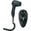 Hamilton Beach Wall Mount 1500 Watt Hair Dryer Black With Night Light -Whirlpool Shop 180259 V Lg
