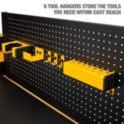 Dewalt 2-Shelf Industrial 4-Foot Storage Rack Work Station Kit -Whirlpool Shop 183870 w DetailedProductView3 Lg