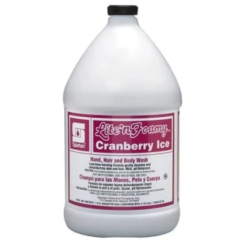 Spartan Lite'n Foamy Cranberry Ice 1 Gallon Hand Wash 3 Spartan Lite'n Foamy Cranberry Ice 1 Gallon Hand Wash