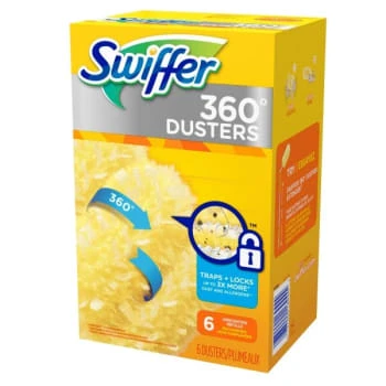 Swiffer 360-Degree Unscented Disposable Duster Refill Package Of 6 4 Swiffer 360-Degree Unscented Disposable Duster Refill Package Of 6 - Image 2