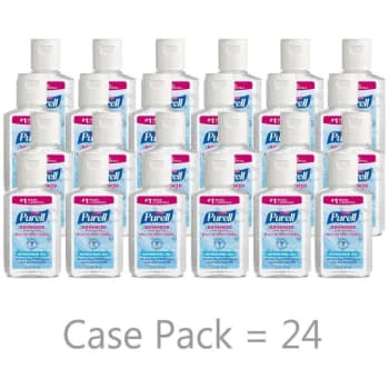 Purell® Advanced Hand Sanitizer Refreshing Gel, Clean Scent, 2 Oz Travel Size Flip-Cap Bottle Case Of 24 4 Purell® Advanced Hand Sanitizer Refreshing Gel, Clean Scent, 2 Oz Travel Size Flip-Cap Bottle Case Of 24 - Image 2