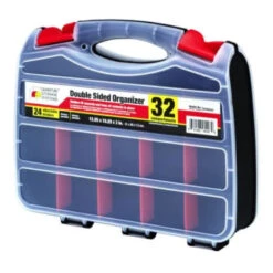 Quantum Storage Systems® Black 2-Sided Organizer 12-1/4x10-1/4x3 In Package Of 5