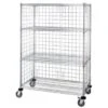 Quantum Storage Systems® Chrome Wire 3 Sided 4 Shelf Cart With Enclosure Panels 18wx36lx63h 2 Quantum Storage Systems® Chrome Wire 3 Sided 4 Shelf Cart With Enclosure Panels 18wx36lx63h -Whirlpool Shop 190776 w MainProductImage Lg