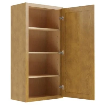 Cnc Cabinetry Country Oak Wall Cabinet 18w X 42h 3 Cnc Cabinetry Country Oak Wall Cabinet 18w X 42h