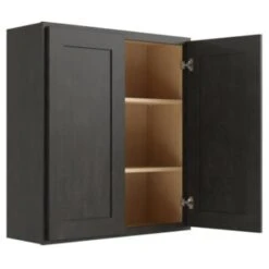 Cnc Cabinetry Luxor Smoky Grey Wall Cabinet 27w X 36h