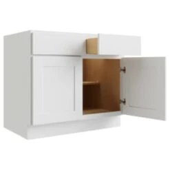 Cnc Cabinetry Luxor White Base Cabinet 39w X 34.5h