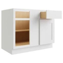Cnc Cabinetry 33 X 34.5 In. Luxor Right Blind Base Cabinet (White)