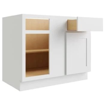 Cnc Cabinetry 33 X 34.5 In. Luxor Right Blind Base Cabinet (White) 3 Cnc Cabinetry 33 X 34.5 In. Luxor Right Blind Base Cabinet (White)