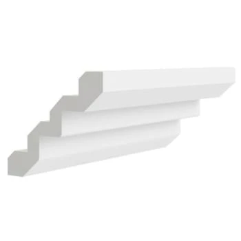 Cnc Cabinetry Luxor White Royal Crown Molding, Shaker 1w X 3.5h 3 Cnc Cabinetry Luxor White Royal Crown Molding, Shaker 1w X 3.5h