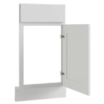 Cnc Cabinetry 16 X 30 In. Luxor Left Diagonal Corner Sink Front (White) 3 Cnc Cabinetry 16 X 30 In. Luxor Left Diagonal Corner Sink Front (White)