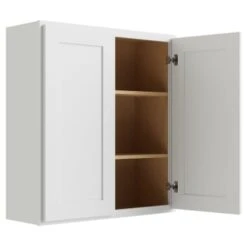 Cnc Cabinetry Luxor White Wall Cabinet 30w X 36h