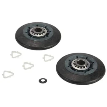 Whirlpool Replacement Rear Drum Support Roller Kit For Dryer, Part# 349241T 3 Whirlpool Replacement Rear Drum Support Roller Kit For Dryer, Part# 349241T