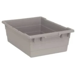 Quantum Storage Systems® Gray Cross Stack Tub 23-3/4x17-1/4x8 In Package Of 6