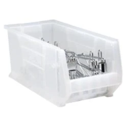 Quantum Storage Systems® Clear-View Hulk Containers 23-7/8x11x10 In Package Of 4