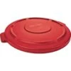Rubbermaid 55 Gallon Brute Trash Can Lid (Red) (3-Pack) -Whirlpool Shop 196856 V Lg