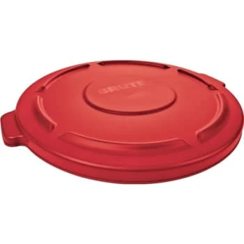 Rubbermaid 55 Gallon Brute Trash Can Lid (Red) (3-Pack) 3 Rubbermaid 55 Gallon Brute Trash Can Lid (Red) (3-Pack)