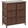 Honey-Can-Do 6-Drawer Woven Strap Chest Brown 2 Honey-Can-Do 6-Drawer Woven Strap Chest Brown -Whirlpool Shop 198304 V Lg