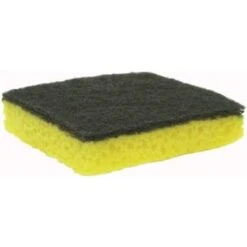 GENERIC Hotel Size Medium Scouring Pad Scrub Sponge 3.5 X 3.5 Inch Package Of 40