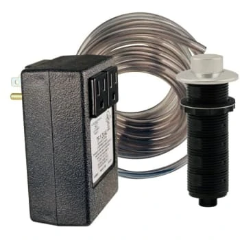 Westbrass Sink Top Air Switch And Dual Outlet Box, Satin Nickel 3 Westbrass Sink Top Air Switch And Dual Outlet Box, Satin Nickel