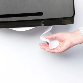 Scott® Pro Jumbo Roll Twin Bathroom Tissue Dispenser, Faux Stainless Steel 6 Scott® Pro Jumbo Roll Twin Bathroom Tissue Dispenser, Faux Stainless Steel - Image 4