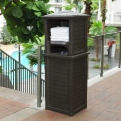 Mayne Lakeland 66 Inch Tall Espresso Towel Storage Unit -Whirlpool Shop 207621 v DetailedProductView2 Lg