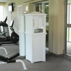 Mayne Lakeland 66 Inch Tall White Towel Storage Unit -Whirlpool Shop 207622 v DetailedProductView1 Lg