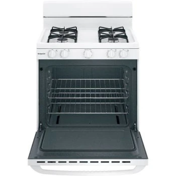 Hotpoint 30 In. Freestanding Gas Range White 5 Hotpoint 30 In. Freestanding Gas Range White - Image 3