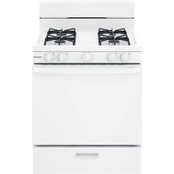 Hotpoint 30 In. Freestanding Gas Range White 3 Hotpoint 30 In. Freestanding Gas Range White
