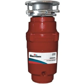 Garrison 1/3 Hp Food Waste Disposal, Without Power Cord 3 Garrison 1/3 Hp Food Waste Disposal, Without Power Cord