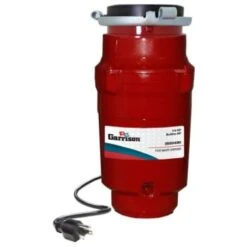 Garrison 1/3 Hp Apartment Pack Disposal, With Installed Power Cord