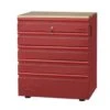 Husky Welded 5-Drawer Base Cabinet In Red, 28 In.w X 32 In.h X 21.5in. D -Whirlpool Shop 211172 w MainProductImage Lg