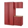 Husky 3-Piece Storage System In Red, 5 Drawer, 64 In. W X 81 In. H X 24 In. D -Whirlpool Shop 211254 w MainProductImage Lg