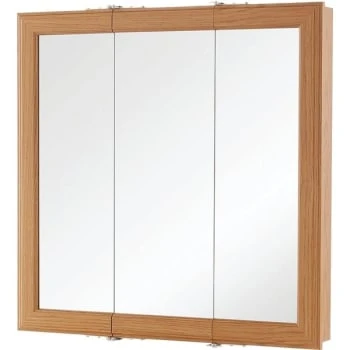 Home Decorators Collection 24" W X 24-3/16" H Bathroom Medicine Cabinet, Oak 3 Home Decorators Collection 24" W X 24-3/16" H Bathroom Medicine Cabinet, Oak