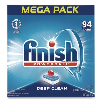 Finish Powerball Dishwasher Tabs, Fresh Scent, Case Of 4 4 Finish Powerball Dishwasher Tabs, Fresh Scent, Case Of 4 - Image 2