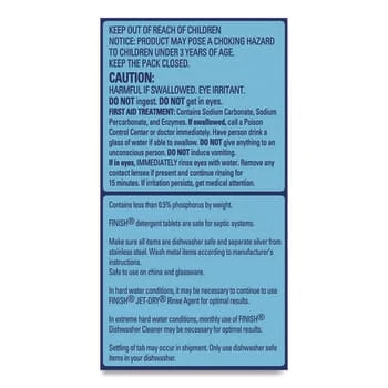 Finish Powerball Dishwasher Tabs, Fresh Scent, Case Of 4 6 Finish Powerball Dishwasher Tabs, Fresh Scent, Case Of 4 - Image 4