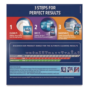 Finish Powerball Dishwasher Tabs, Fresh Scent, Case Of 4 7 Finish Powerball Dishwasher Tabs, Fresh Scent, Case Of 4 - Image 5