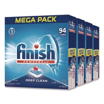 Finish Powerball Dishwasher Tabs, Fresh Scent, Case Of 4 3 Finish Powerball Dishwasher Tabs, Fresh Scent, Case Of 4
