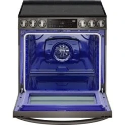 Lg 6.3-Cu. Ft. Smart Wi-Fi Enabled Probake Convection Instaview Slide-In Electric Range, Black Stainless Steel -Whirlpool Shop 216126 AlternateImageView Lg