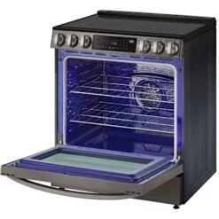 Lg 6.3-Cu. Ft. Smart Wi-Fi Enabled Probake Convection Instaview Slide-In Electric Range, Black Stainless Steel -Whirlpool Shop 216126 DetailedProductView6 Lg