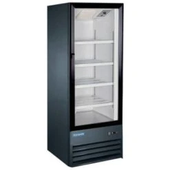 Norpole 1 Swing Glass Door Merchandiser Refrigerator 22" In Black