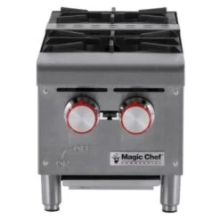 Magic Chef 12" Hot Plate, 2-Burner -Whirlpool Shop 216232 FrontView straighton Lg