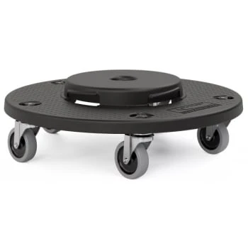 Suncast Commercial Universal Black Trash Dolly 2 Pack 3 Suncast Commercial Universal Black Trash Dolly 2 Pack