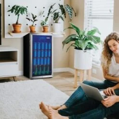 Danby 3.1 Cu. Ft. Free-Standing Beverage Center In Stainless Steel -Whirlpool Shop 218464 DetailedProductView10 Lg