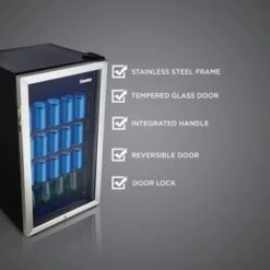 Danby 3.1 Cu. Ft. Free-Standing Beverage Center In Stainless Steel -Whirlpool Shop 218464 DetailedProductView4 Lg