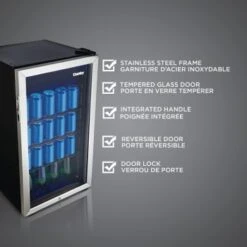Danby 3.1 Cu. Ft. Free-Standing Beverage Center In Stainless Steel -Whirlpool Shop 218464 DetailedProductView7 Lg