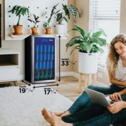 Danby 3.1 Cu. Ft. Free-Standing Beverage Center In Stainless Steel -Whirlpool Shop 218464 LifestyleImage Lg