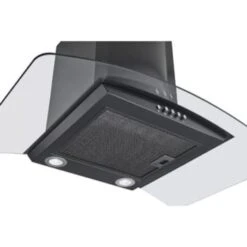Winflo 30" Convertible Wall Mount Black Range Hood With Mesh Filters -Whirlpool Shop 220902 w BottomView Lg