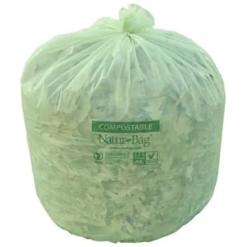 Natur-Bag 45 Gl 38x48" 1.0 Mil Compostable Trash Bags 5 Rolls Of 20, Case Of 100 4 Natur-Bag 45 Gl 38x48" 1.0 Mil Compostable Trash Bags 5 Rolls Of 20, Case Of 100 - Image 2